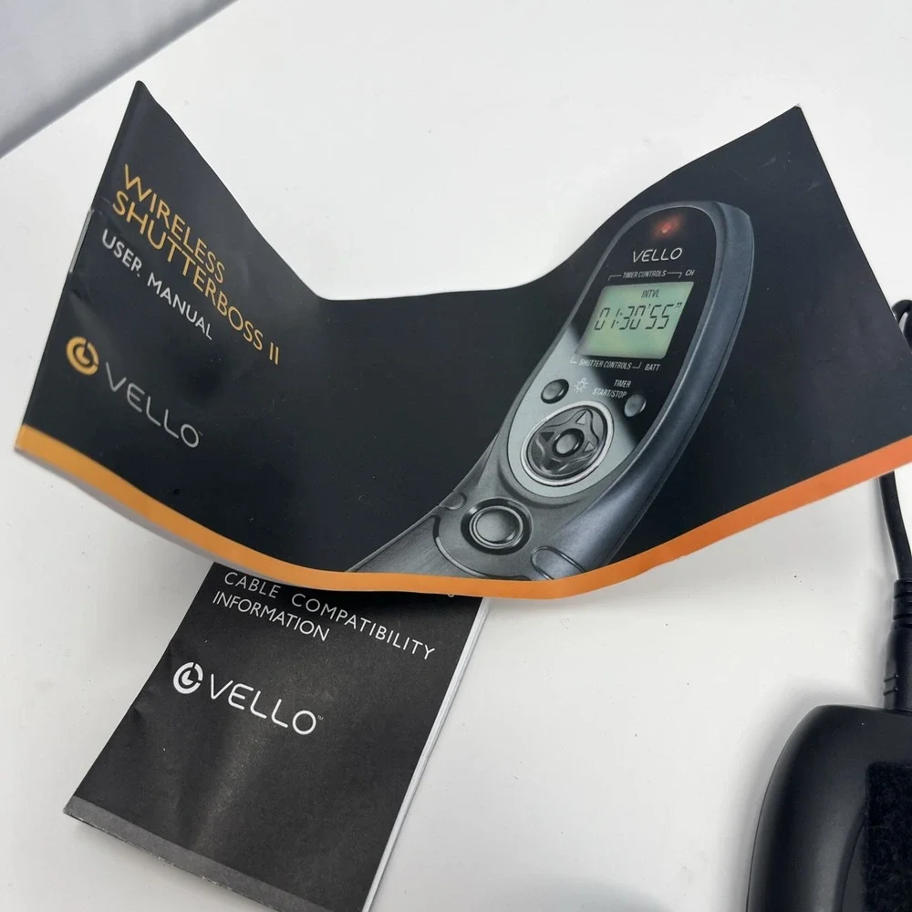 Vello Wireless ShutterBoss‎ II Timer Remote Receiver Camera Shutter Release